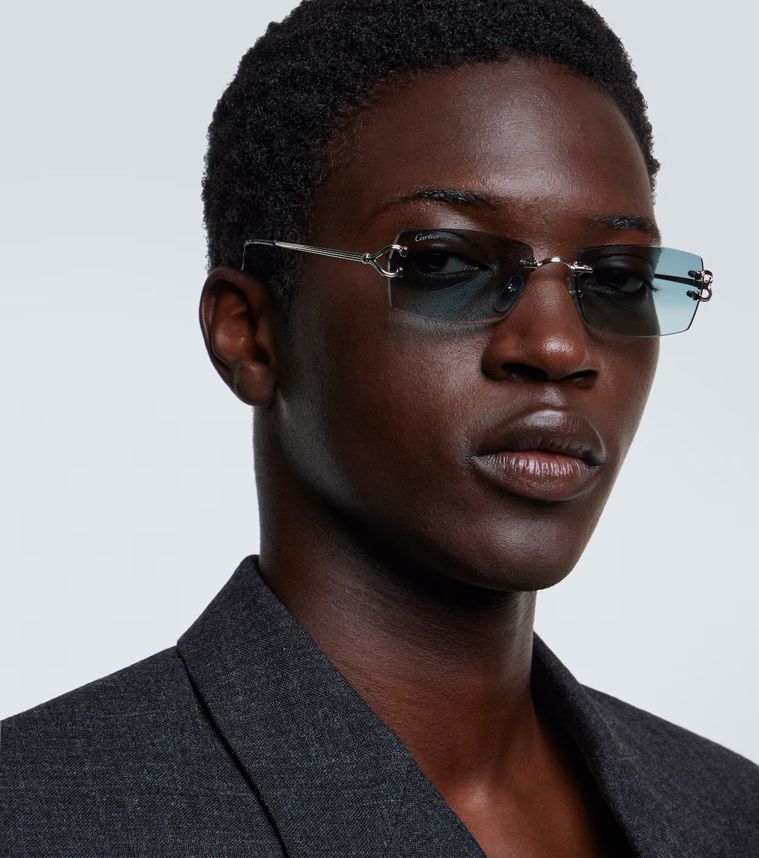 Yaşar Optik — Cartier rimless sunglasses editorial